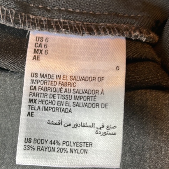 ALFANI SKINNY ANKLE TUMMY CONTROL PANTS.  HEATHERED GREY. SIZE 6. - Picture 7 of 7